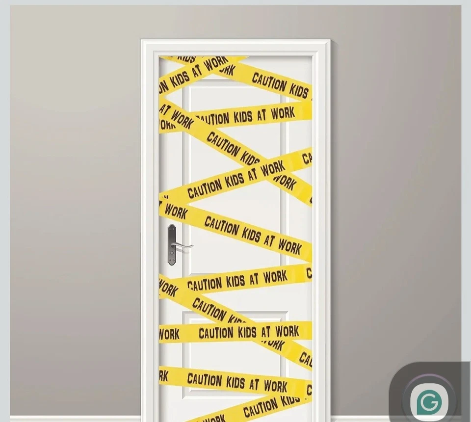 Caution Kids at Work Construction Theme Birthday Party Kids Decorations - 95' - Image 3 of 3