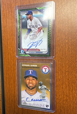 2024 1st Bowman Chrome Sapphire Echedry Vargas Green Auto /99 #CSPAEV & DUran