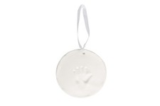 Baby Handprint Footprint Clay Keepsake Kit with Frame and Ribbon Gift