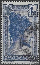 Timbre Madagascar (Colonies Fr.) 176 o - 87633FX