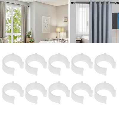 10Pcs Vorhang Stange Halterung Halter Praktische Anti Slip Home Decor