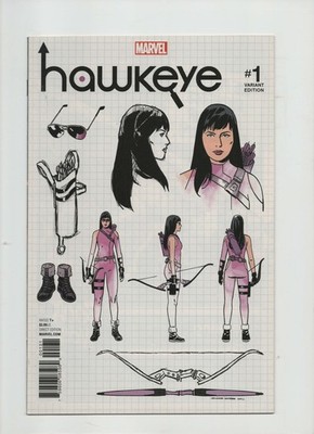 Hawkeye Vol. 5 #1 1:10 Leonardo Romero Design Variant 2017