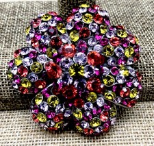 Joan Rivers SWARVOSKI CRYSTAL BRILLIANT FLOWE...