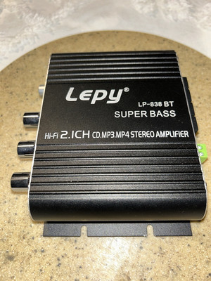 LEPY LP-838 USB HiFi Bass 2.1 Audio Amplifier Bluetooth 5.0 12V