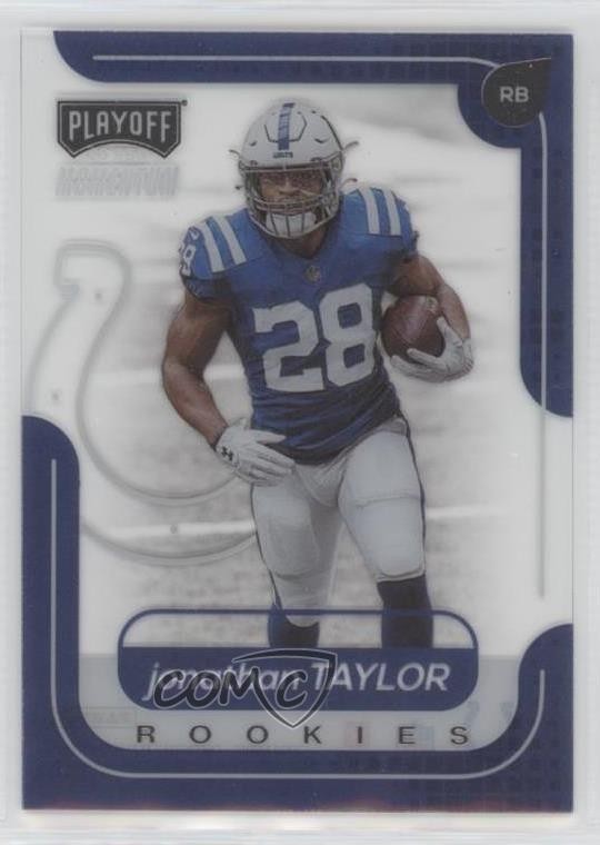 Jonathan Taylor Panini Chronicles Playoff Momentum Rookies #M7 Base
