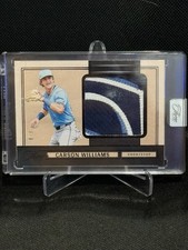2025 Panini Three And Two Carson Williams Prospect Swatches /8 TB Rays Patch