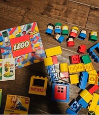 LEGO Vintage 1970's LEGOVILLE Incomplete Set Mixed Lot With Figures