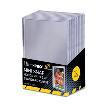 Ultra Pro - UV Mini Snap Card Holder (63.5 mm x 88.9 mm) (10 Pack)