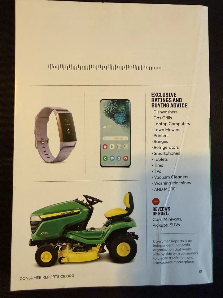 CONSUMER REPORTS * Buying Guide 2021 * Best and Worst: Cars, TVs, more * 224p - Image 2 of 2
