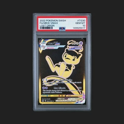 2022 POKEMON SWORD & SHIELD LOST ORIGIN #TG30 FULL ART/MEW VMAX PSA 10 GEM MINT