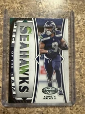 2024 Certified - Piece of the Game Relics Kenneth Walker III Teal /50 (MEM)