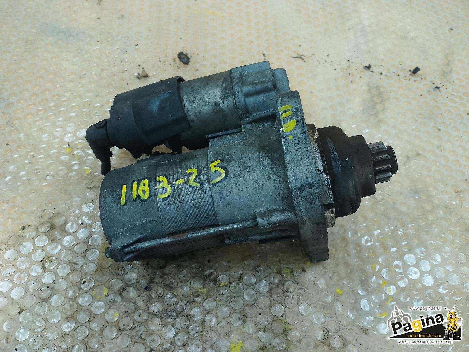 02Z911024JX Motorino avviamento SKODA ROOMSTER (5J) 1.9 TDI FAP (77Kw) Mnv