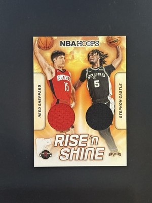 2024-25 Panini NBA Hoops Rise'n Shine Reed Sheppard & Stephon