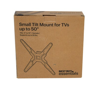 Best Buy Essentials BE-MSTILT Tilting TV Wall Mount for Up to 50'' TVs 55LBS READ