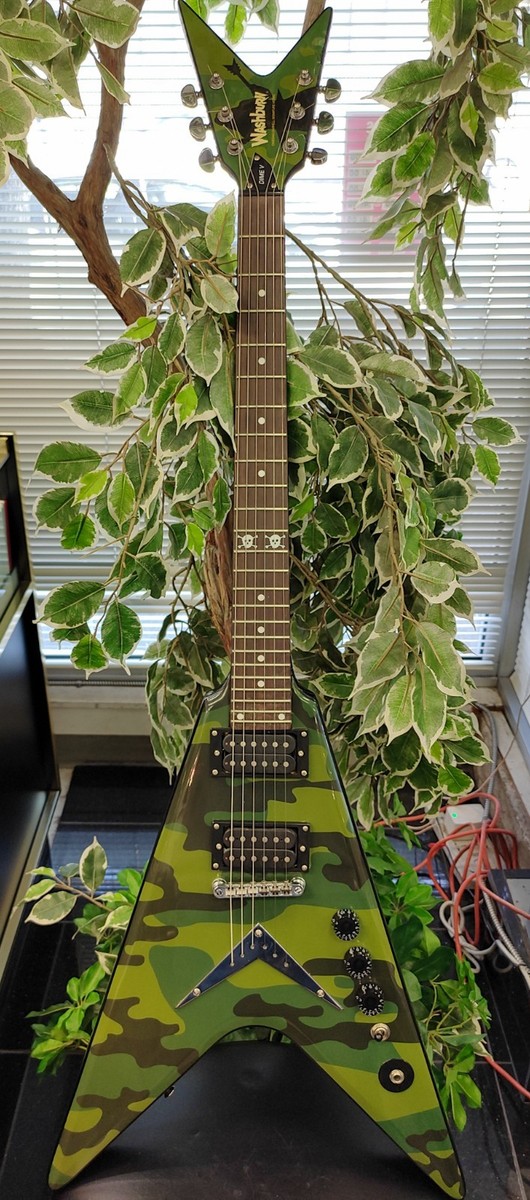 【Washburn】Dimarzio-ワッシュバーン変形V Washburn Dimebag Darrell Signature Model Flying V Type Electric