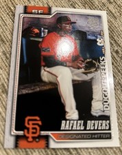 Rafael Devers 2026 Topps Celebration Dugout Peeks Giants