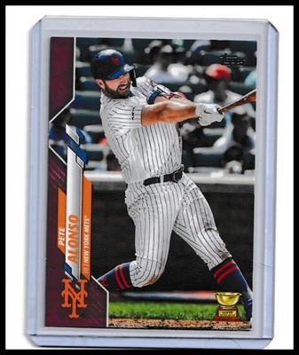 2020 Topps #350 Pete Alonso Mother's Day Hot Pink #/50 New York Mets