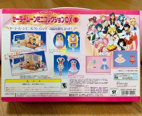 Sailor Moon Mini Collection DX Doll Set di 4 Bandai dal Giappone Nuovo Raro - Foto 2 di 3