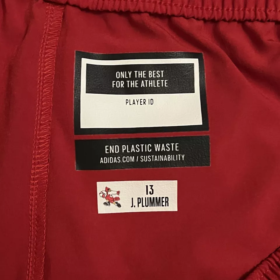 Team Issued Louisville Cardinals QB #13 Jack Plummer Shorts Size Mens L - Image 3 of 4