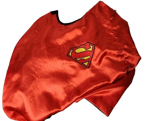 BATMAN VS SUPERMAN THE MOVIE: SUPERMAN CAPE ONE SIZE Some Snagging Superman Side - Picture 1 of 2