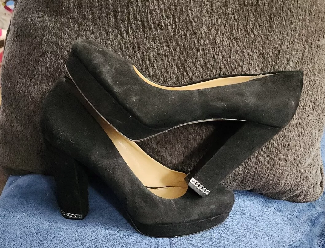 Michael kors chunky best sale heel