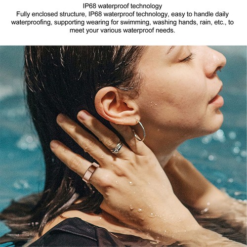 FA (Rose Gold Typ 9)Smart Ring IP68 Wasserdicht Multi Sports Modes Magnetisch EU - Bild 14 von 24