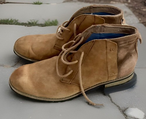 Mark Nason Chukka Herren Gr. 12 M Braun Abgenutzt Leder Schnürstiefeletten