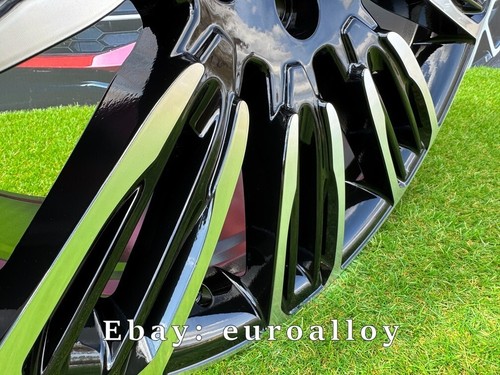 4 x 20 Inch 5x108 Multi Spoke Black Polished Wheels: Fits For Range Rover - Picture 9 of 9