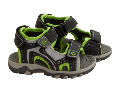 JUNGEN CHATTERBOX GRAU SOMMERSANDALEN FREIZEIT URLAUB STRANDSCHUHE UK GRÖSSE 8-12