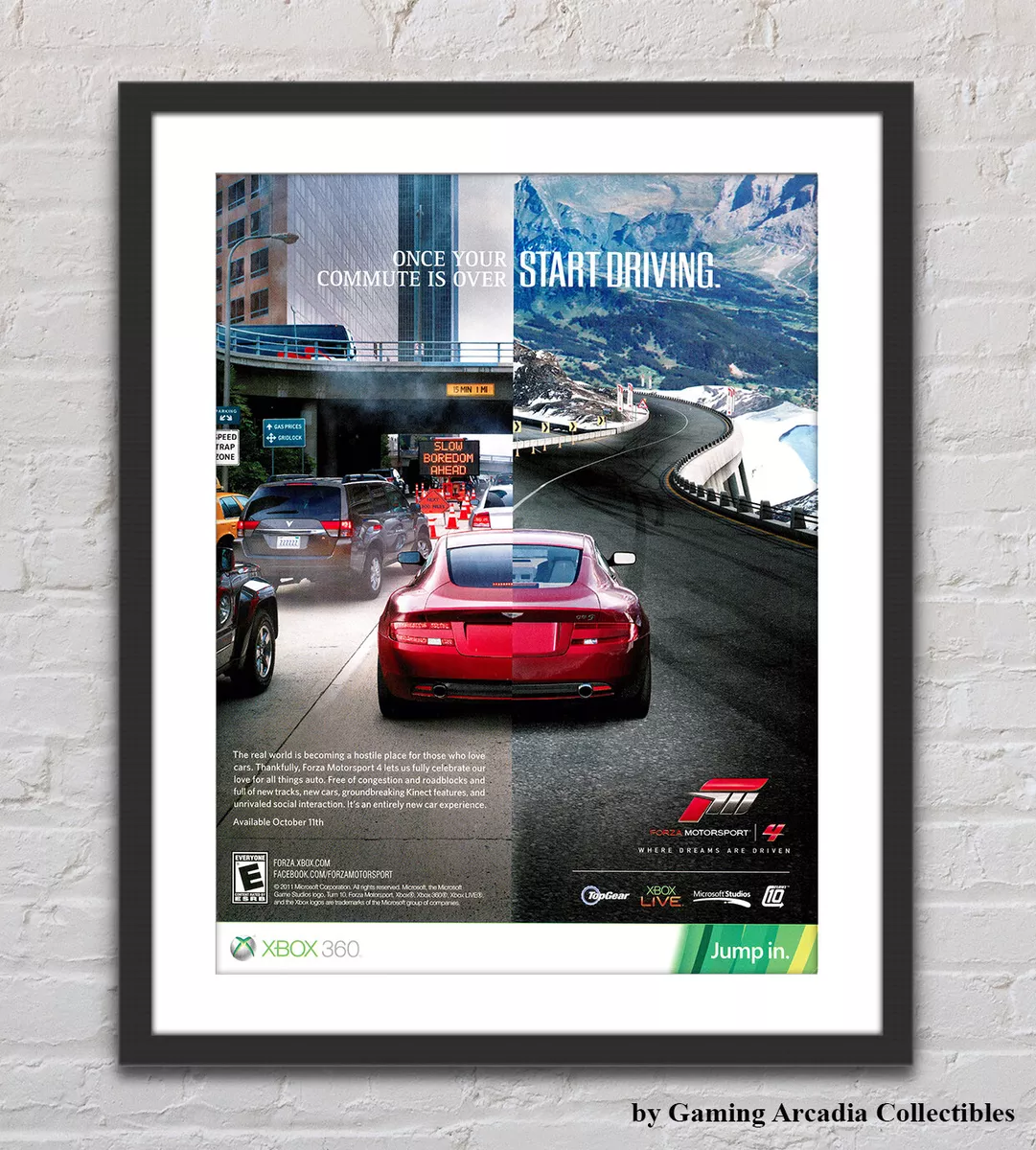 2016 Assetto Corsa Framed Print Ad/poster PS4 Xbox One Ferrari -   Finland