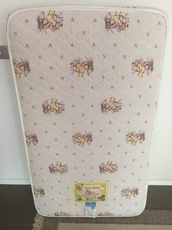boori cot mattress baby bunting