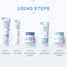 Moisturizing Skincare Set Mild Facial Care Brightening Beauty Kit for Women