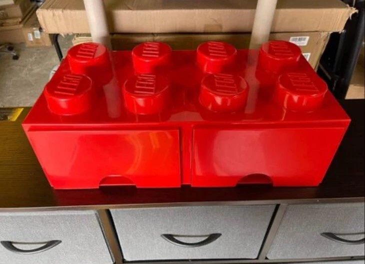 Room Copenhagen LEGO Brick Drawer Stackable Storage and D cor Brick 8