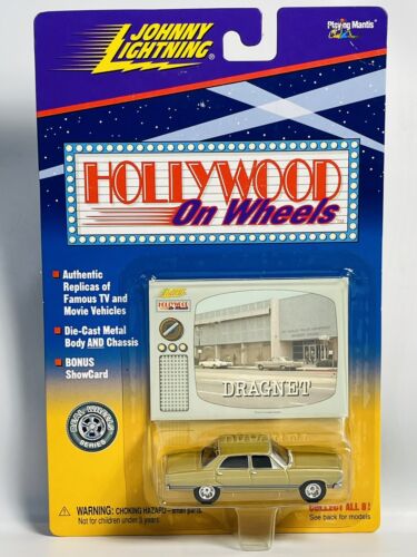 NUEVO Johny Lightening 1/64 Scale Hollywood Wheels Dragnet Bonus Showcard (3) - Imagen 1 de 2