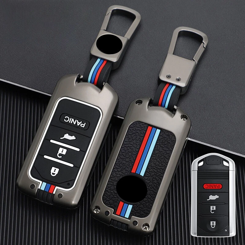 For Acura TL RDX ZDX ILX Zinc Alloy Silicone Car Remote Key Fob Case Cover Bag - Imagem 4 de 4