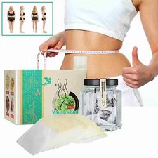 30PCS Mugwort Belly Patch Slimming Patches Strong Detox Fat Burn Slim Patch