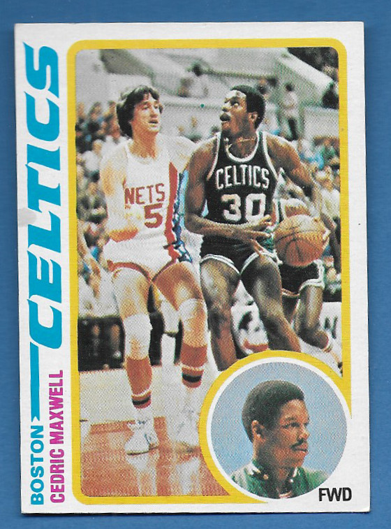 1979-80 Topps Cedric Maxwell Celtics Rookie #128 Boston Celtics EX