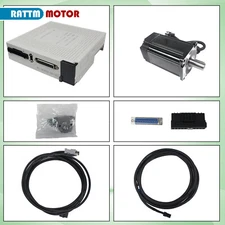 「US」400W 600W 750W AC Servo Motor Driver CNC Kit 1.3N.m-3.8N.m 3000RPM 1KW 1000W