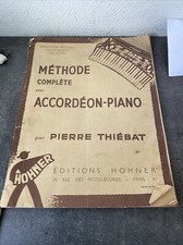Ancien Livret Méthode Complète Accordéon Piano Pierre Thiebat Partition 
