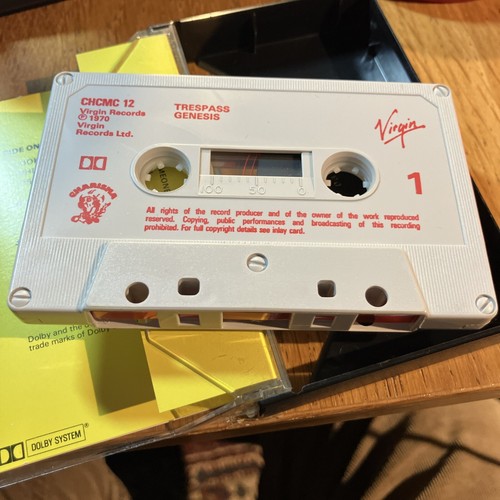Genesis - Trespass - Cassette Tape VRare Exc Cond 1983 Virgin Reissue - Picture 5 of 5