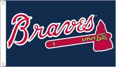 Atlanta Braves Flag Large 3x5 Banner Logo Baseball MLB  FREE SHIPPING