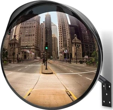 18 Inch Convex Security Mirror for Parking Assist Adjustable Wide View Acryli...
