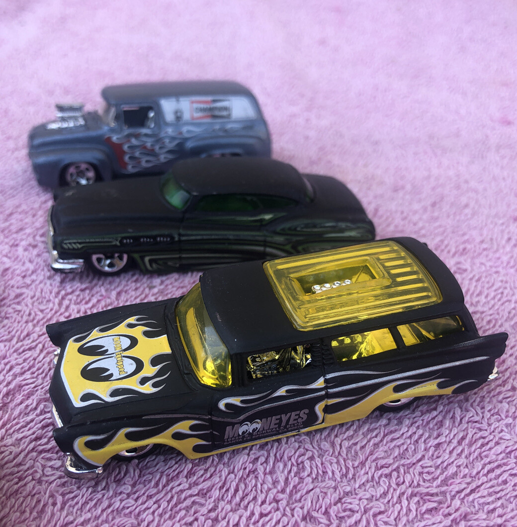 Hot Wheels Lowrider DIECAST CARS (Lot of 6) ‘64 Impala, ‘56 Ford Wagon