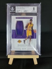 Basketball - 16-17 National Treasures Brandon Ingram Rookie Materials /75 BGS 8