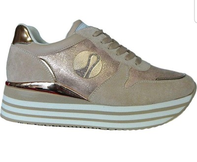 InBlu scarpe donna con zeppa-Sneakers donna con platform con plantare in memory | eBay