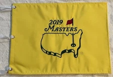 2019 MASTERS AUGUSTA NATIONAL AUTHENTIC GOL FLAG TIGER WOODS 5TH GREEN JACKET