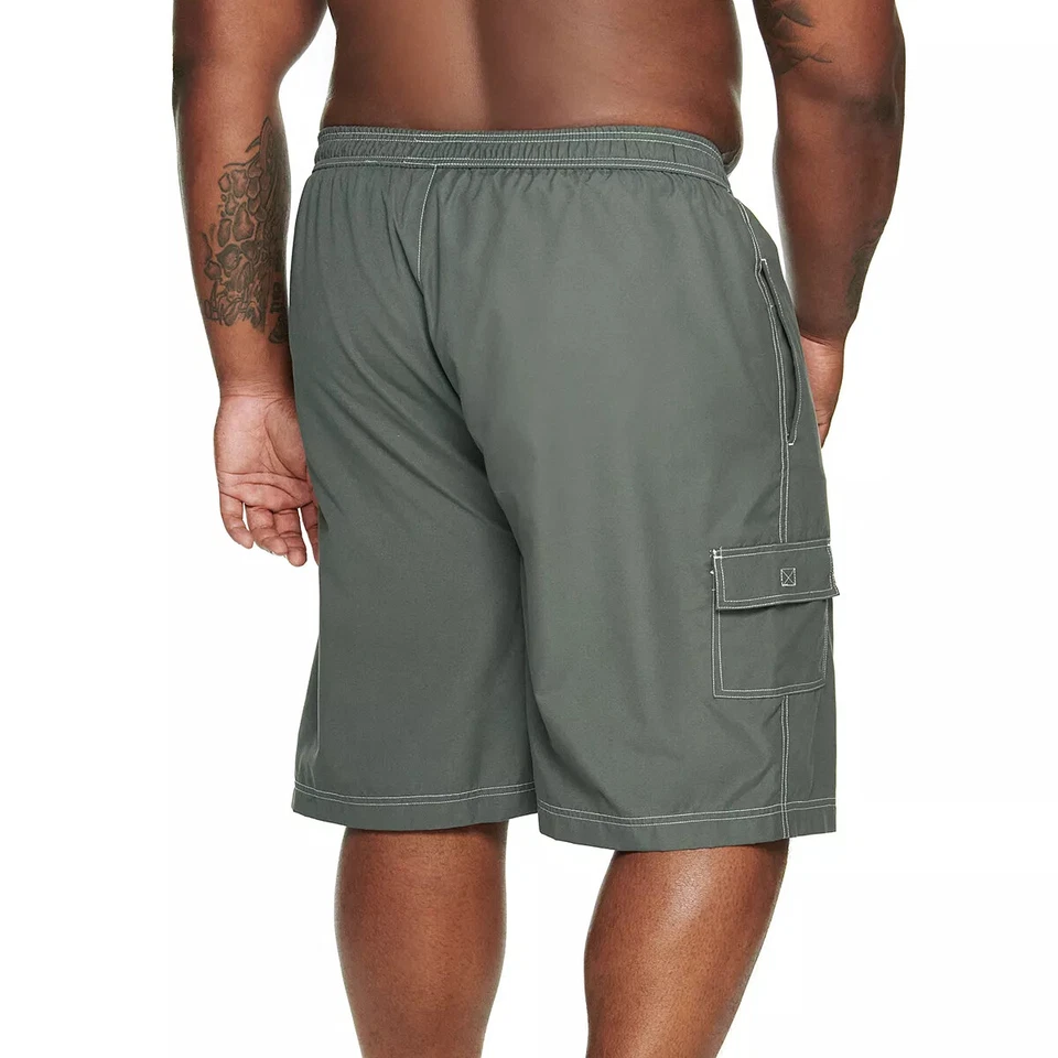 Bañador cargo Champion grande y alto - Color: carbón, talla: 2XLT Foto 4 de 4