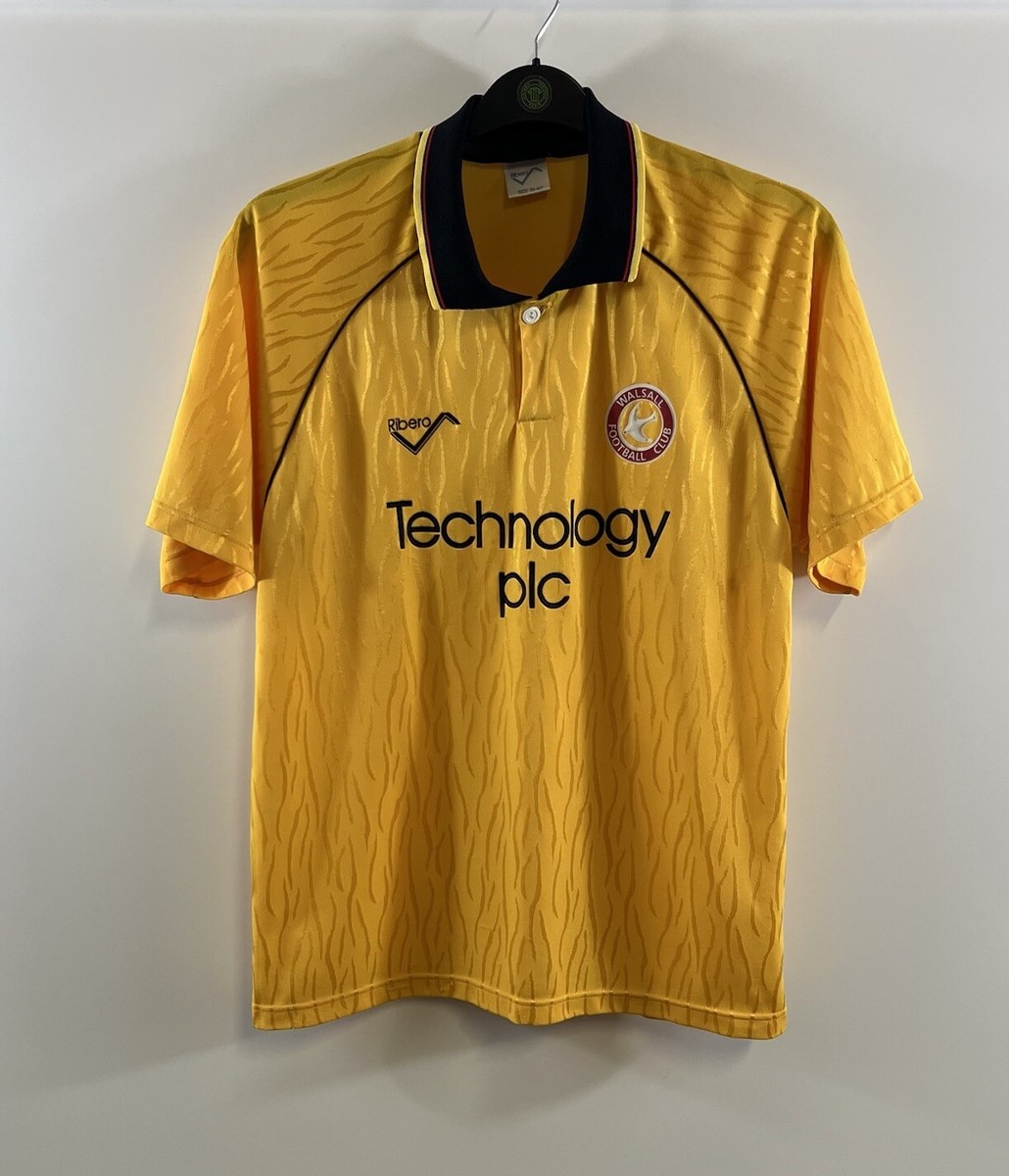 Walsall Third Football Shirt 1991/92 Adults Medium Ribero C552