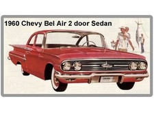 1960 Chevy Bel Air Sedan Auto Car Refrigerator Tool Box Magnet