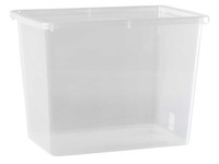 Aufbewahrungsbox Mit Deckel Stapelbox Kunststoffbox Plastikbox Transparent